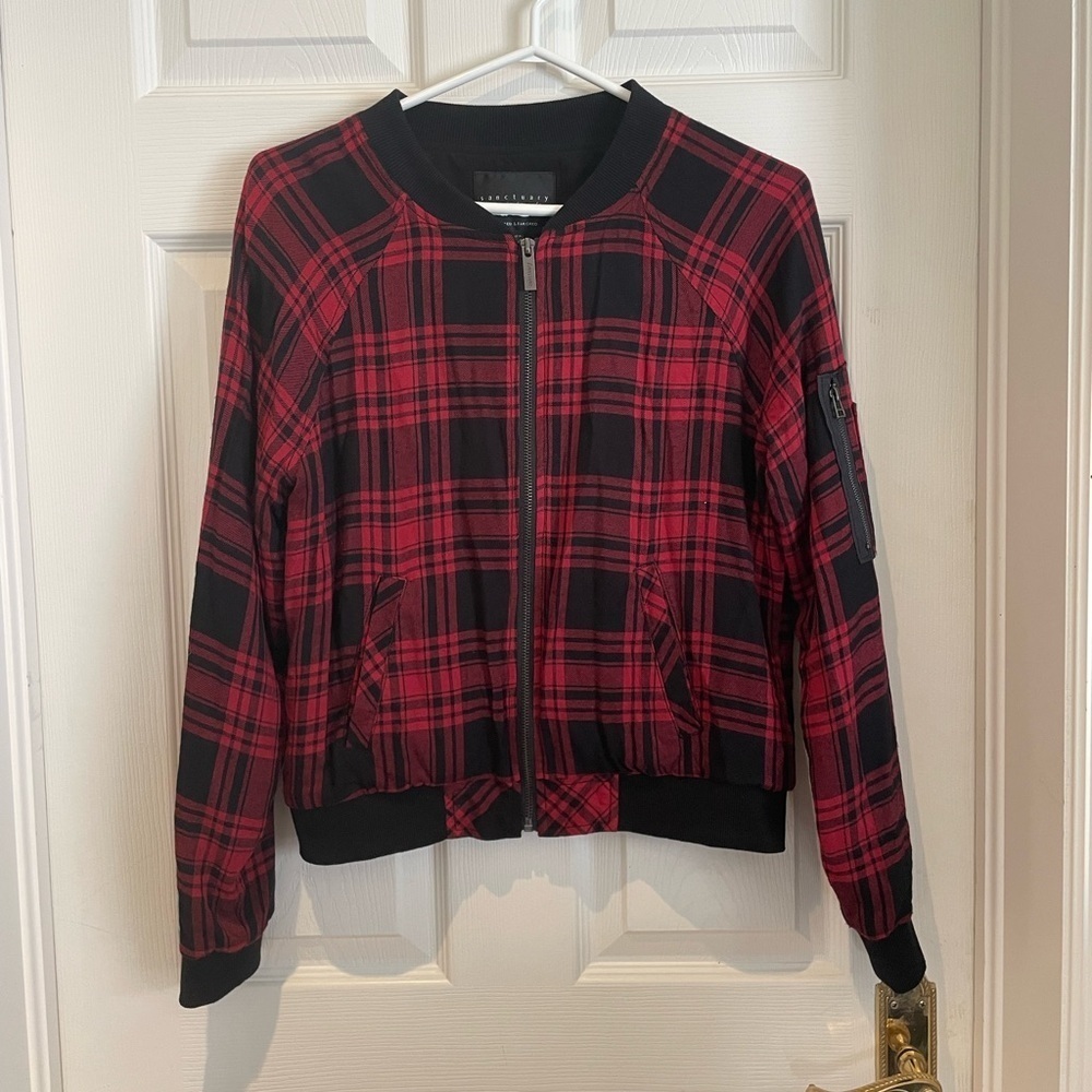 SANCTUARY plaid jacket
